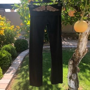 Victoria’s Secret gold angel wings yoga pants S